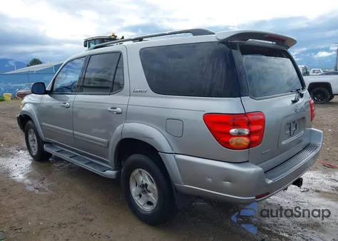 2001 Toyota Sequoia Limited V8 from USA, damaged, VIN 5TDBT48A61S000331